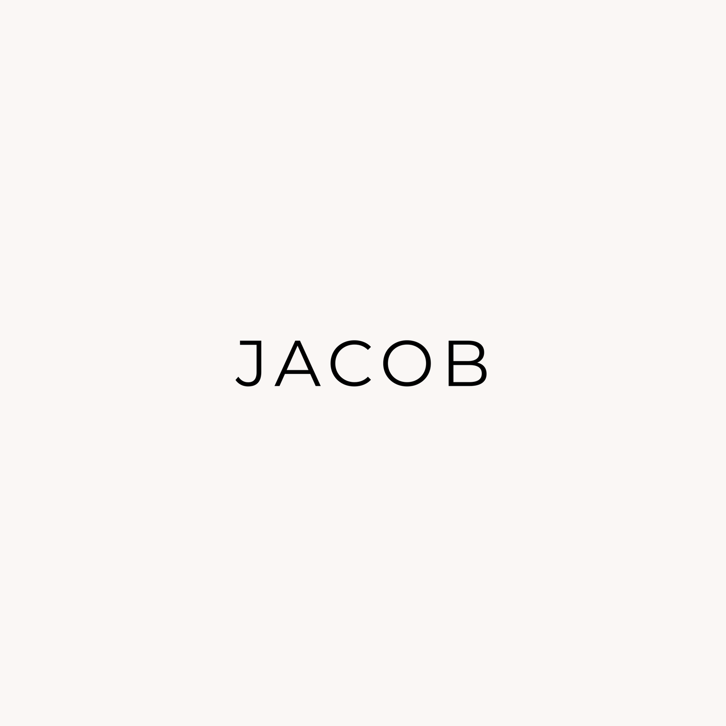 Jacob with Heart