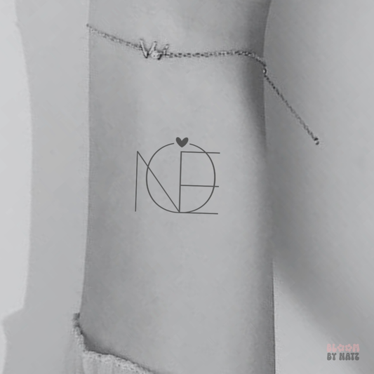 Custom Name with Heart