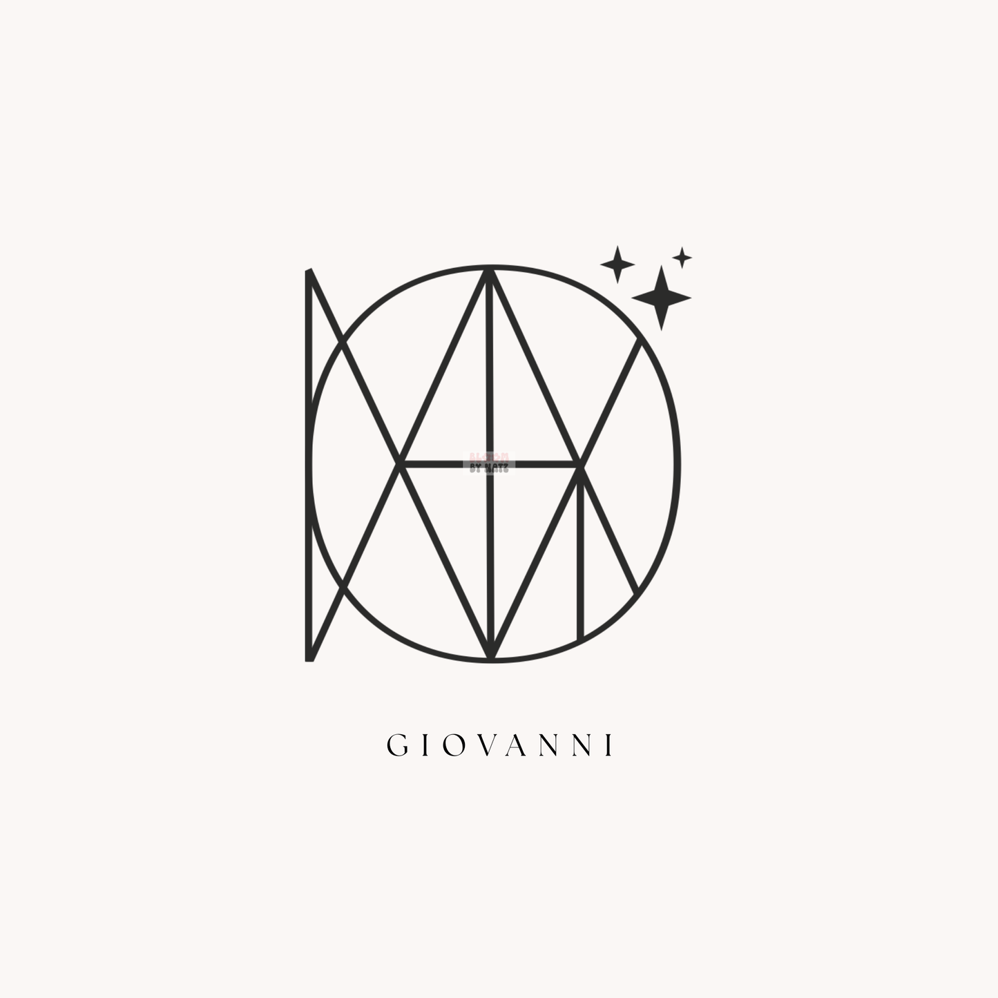 Custom Name with Stars