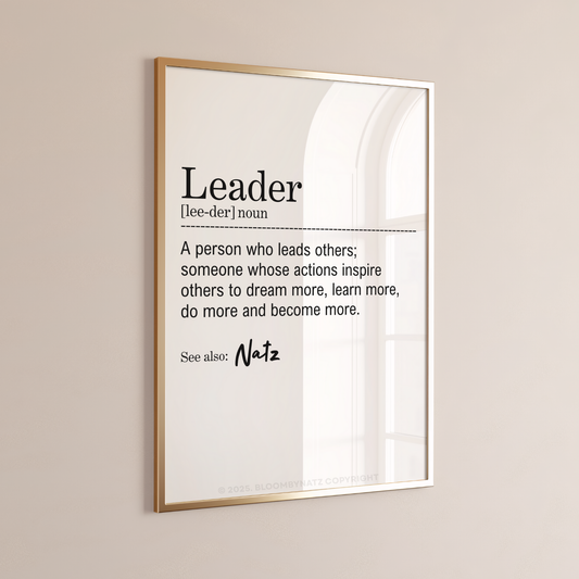 Personalized Leader Digital Print