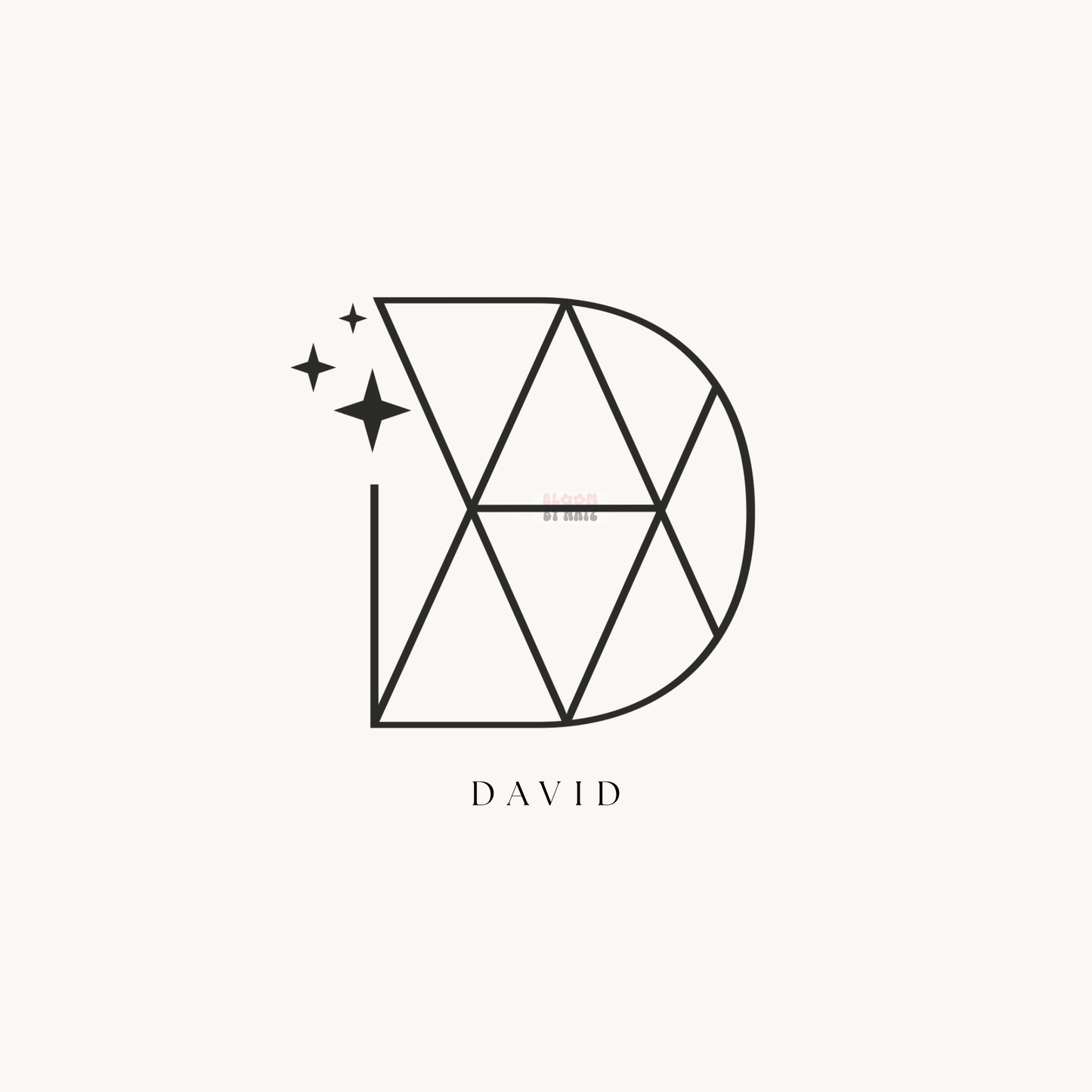 Custom Name with Stars