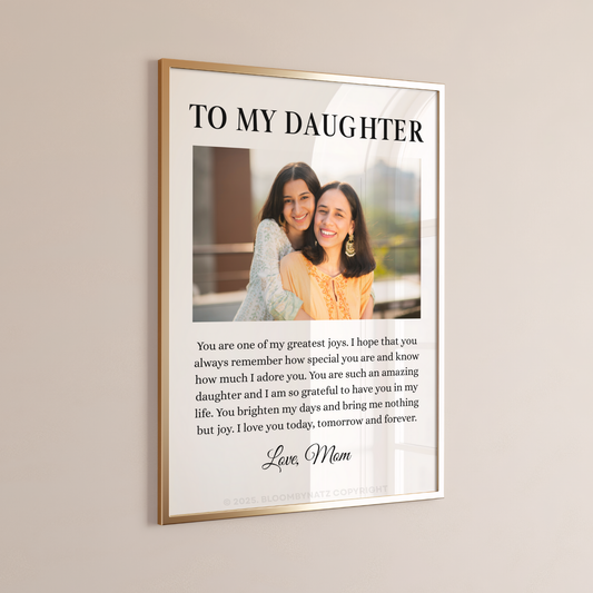 To My Daughter – Digital Wall Art 001