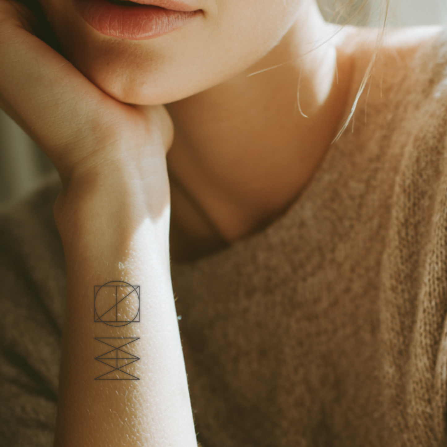 Premade Quote Tattoo Design in English