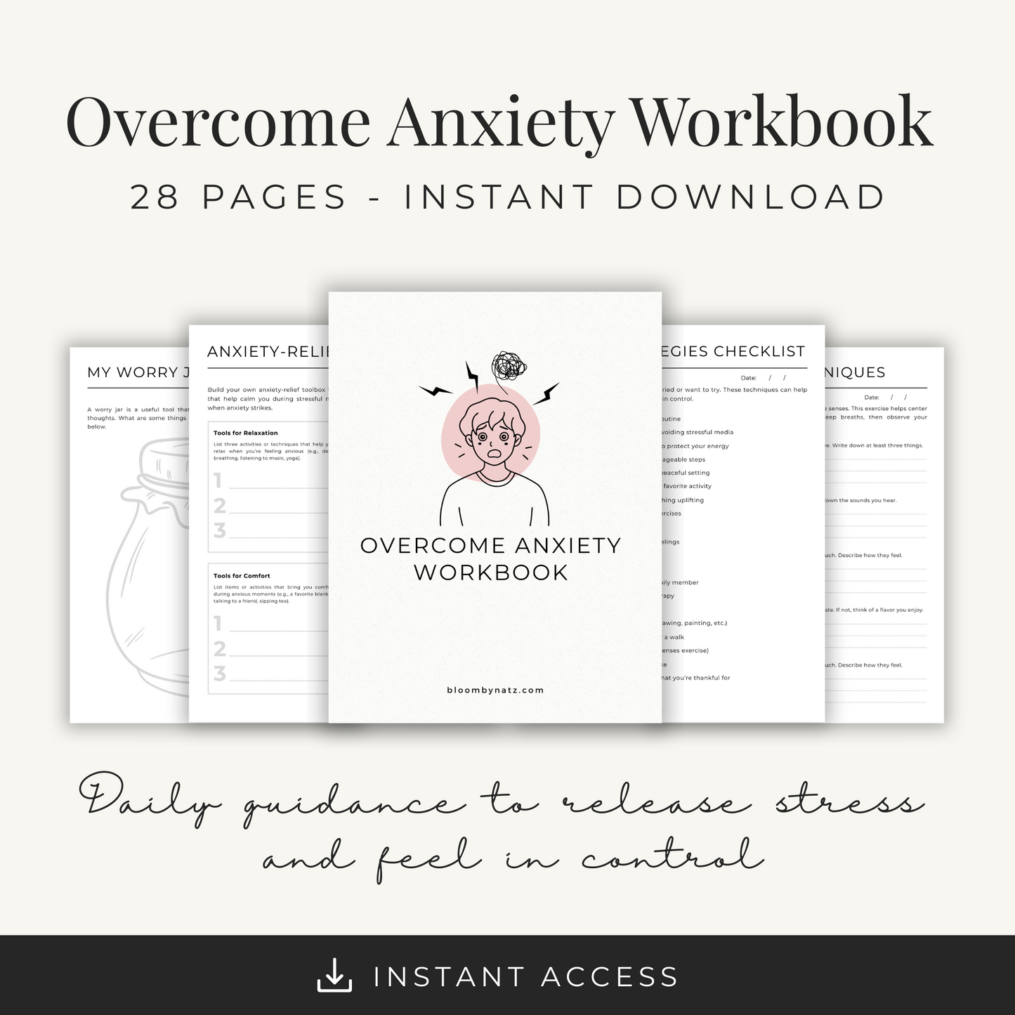 Overcome Anxiety Workbook