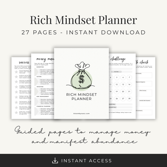 Rich Mindset Planner