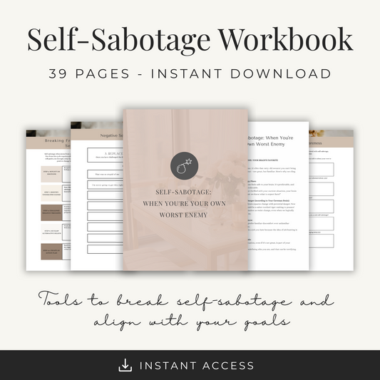 Self-Sabotage Workbook