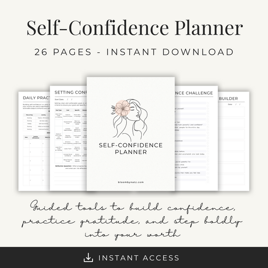 Self-Confidence Planner